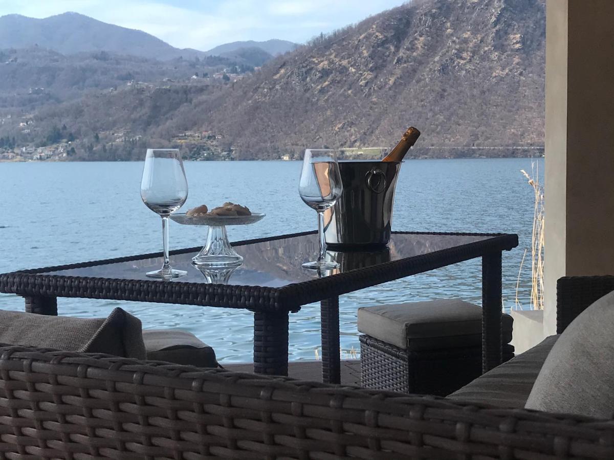 La Playa Cottage Con Spiaggia Privata Pettenasco Eksteriør bilde