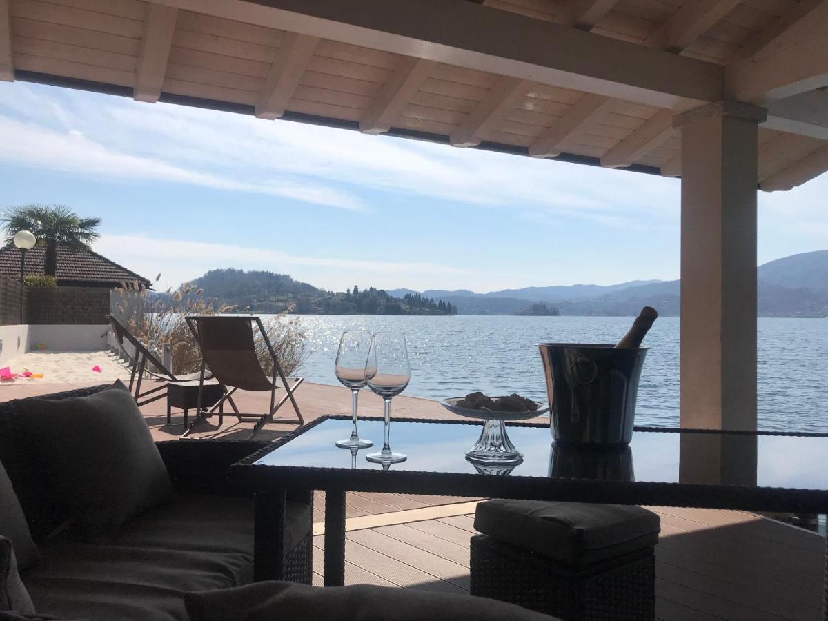 La Playa Cottage Con Spiaggia Privata Pettenasco Eksteriør bilde